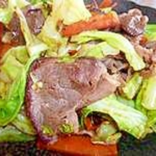 中華風！牛肉の生姜焼き